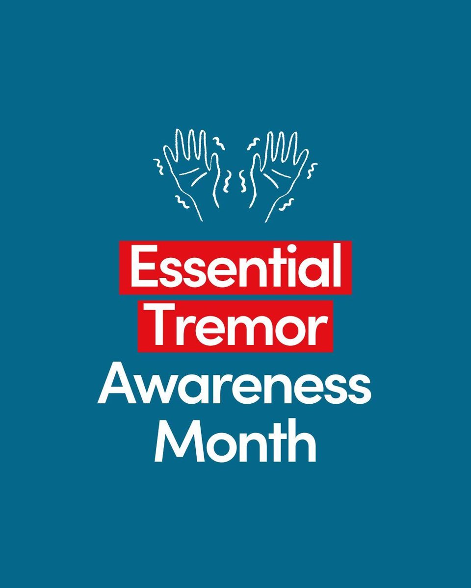 March is Essential Tremor Awareness Month. 

Often confused with Parkinson's, Essential Tremor is far more prevalent - in fact, it affects an estimated 60 million people globally, making it the most common movement disorder. 

👉 Last year, we interviewed people with ET and