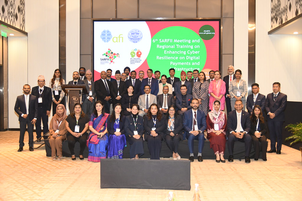 📢 GSMA at the 6th SARFII Meetings

👉 Tarunpreet from GSMA participated in the 6th SARFII Meetings in Kathmandu, Nepal and contributed to an insightful panel discussion on 'Robust Consumer Protection Measures for Digital Payments' among other key engagements.

Photos from AFI
