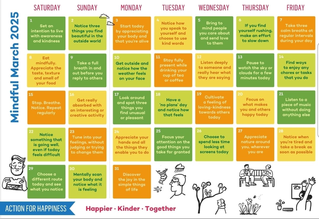 Cant_sixthform's tweet image. Today marks the start of #MindfulMarch @actionhappiness Staff, students and friends @Cant_sixthform @cantonianhs take some time, breath and enjoy the simple things in life 馃檭