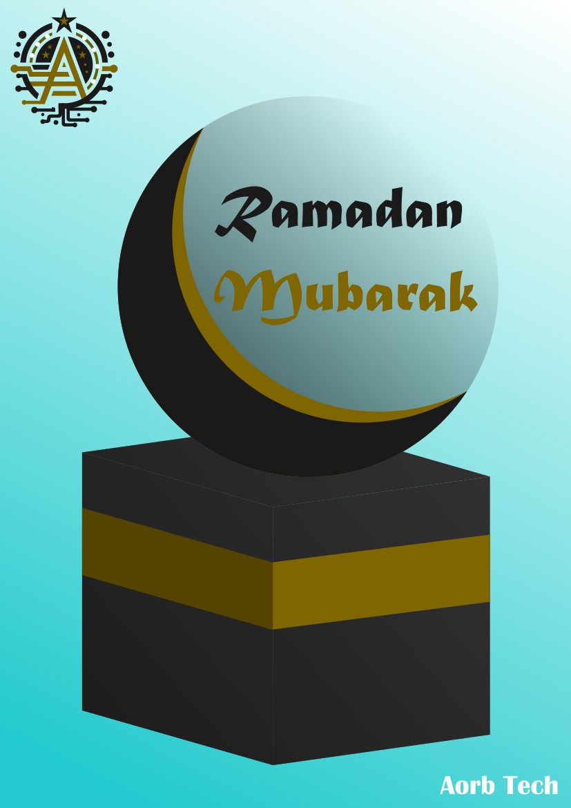 AorbTech's tweet image. Ramadan Mubarak from the Aorb tech team! We wish you all the best in this holy month. Stay blessed and healthy :)
#AorbTech #RamdanMubarak