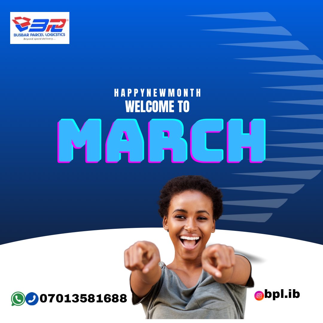BusbarLogistic's tweet image. Happy New Month! ✨ We’re ready to deliver more smiles, faster services, and seamless logistics this month. Let’s keep moving forward together!”

#deliverywithinibadan #ibadanvendor #connectibadan