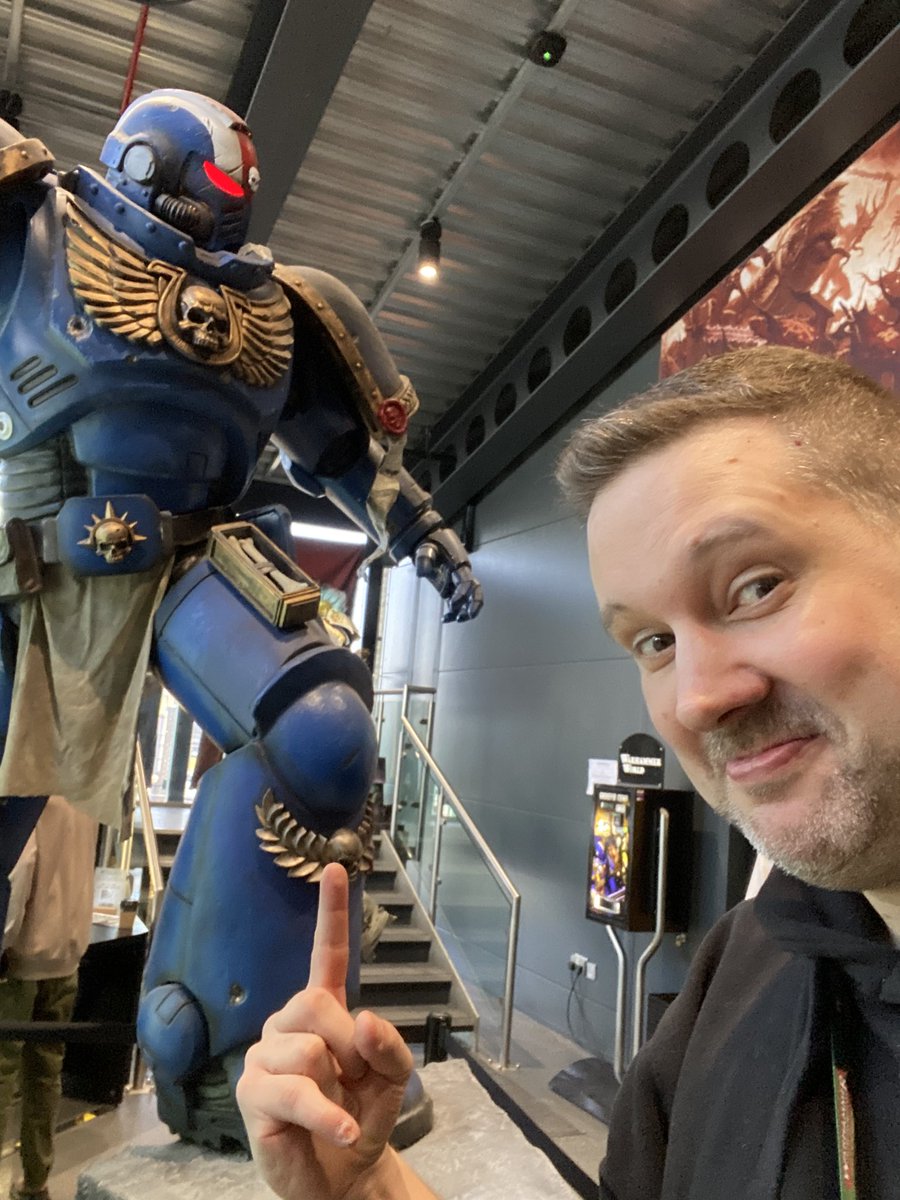 I’m at the Warhammer World Open Day today and you’re damn right I’m #TightWithTitus! 
#WarhammerCommunity