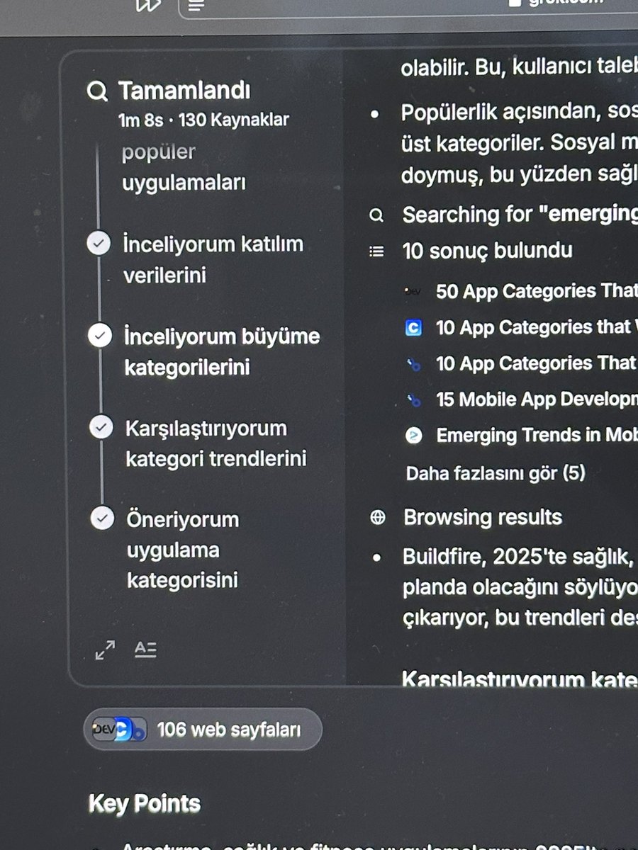 1dk içinde 130 tane kaynaktan marketing analiz. Manyak bir şey.