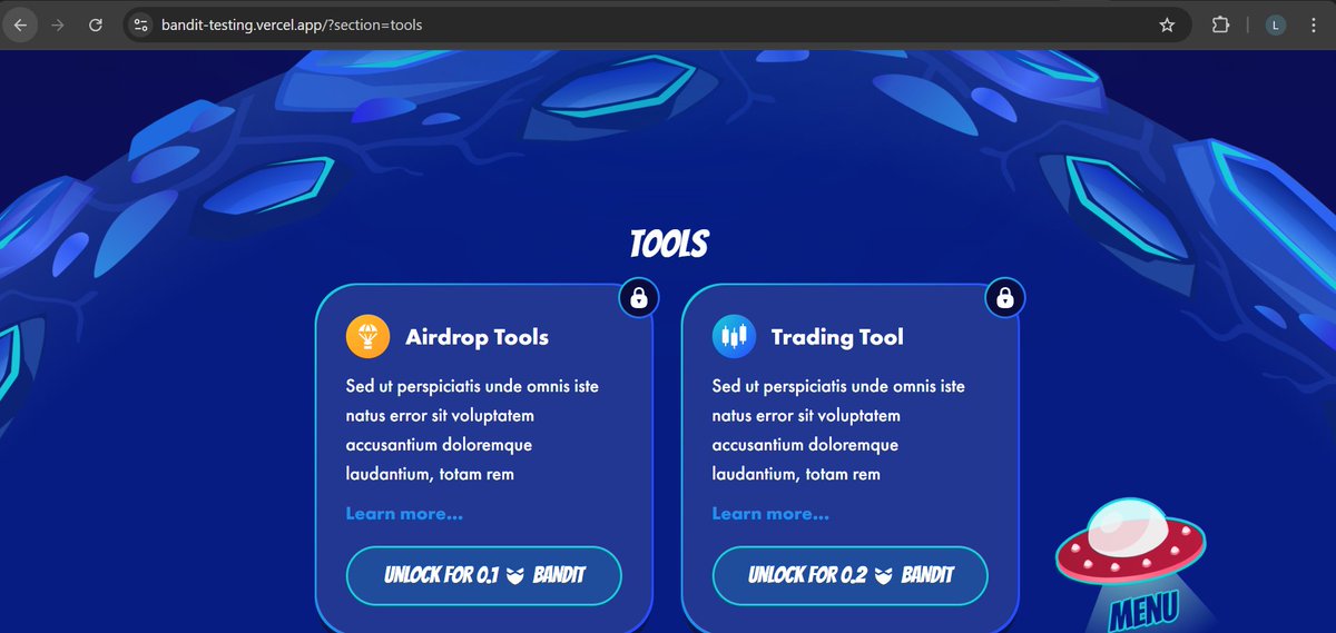 Hold onto your masks, Bandits! 🎭 

Here's a sneak peek into how the Bandit tools unlock and wallet connector work. 

When it's live, you can connect your Zano wallet through the Zano companion and unlock incredible Bandit tools like the trading tool for Zano DEX, telegram