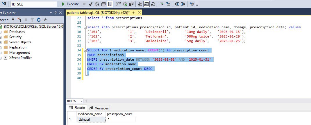 TokedeG's tweet image. Taking it step-by-step, one query at a time. The more I learn, the more I realize how powerful SQL can be for extracting insights.
Looking forward to diving deeper!
@JudeRaji_
#SQLJourney
#DataAnalysis
#TechTwitter