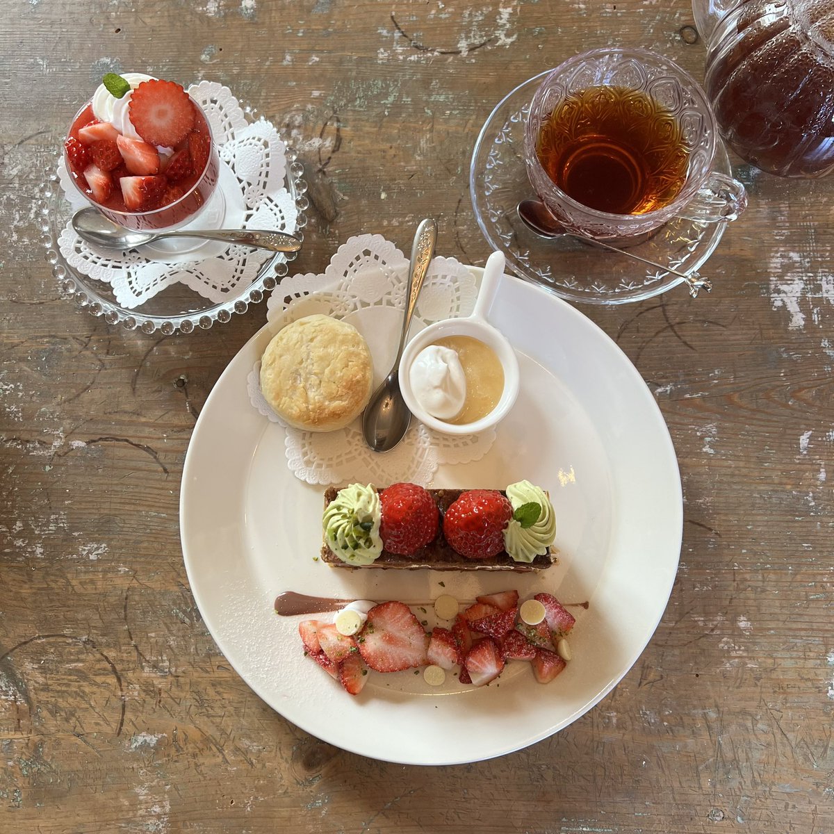 今年も楽しみにしていたナポレオンパイ🍓