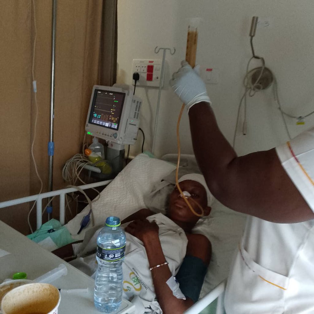 EmmanuelFiamaw1's tweet image. Greetings,  kindly help raise funds for my cousin who has been living with a tumor and is currently at UGMC.
Please if anyone is willing to assist his Dads Momo number is as follows any little contribution will be appreciated 🙏
0247973984 
Richard Adzati. @GeorgeAnagli