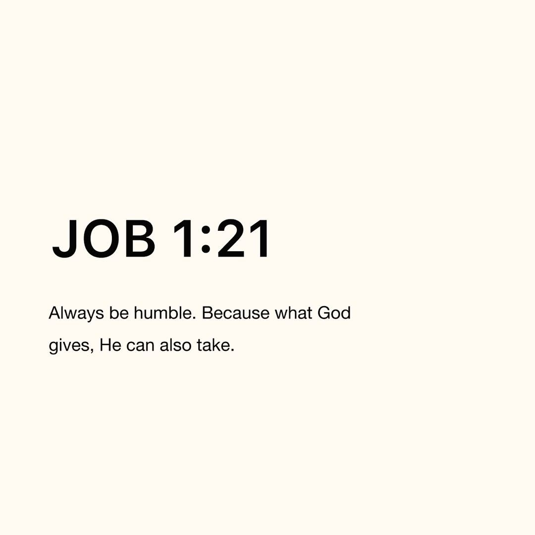 JOB 1:21