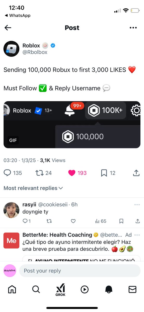 mayislive's tweet photo. @Rbolbox Bobsnotfound https://t.co/7YDdqmJW9K