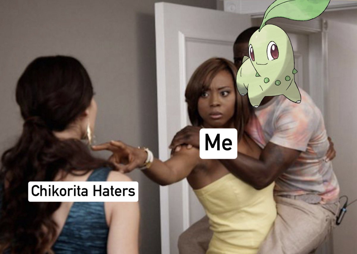 Marveeeyyy's tweet photo. tired of the chikorita slander!
leave my chikorita alone! https://t.co/sQmP7E0EYd