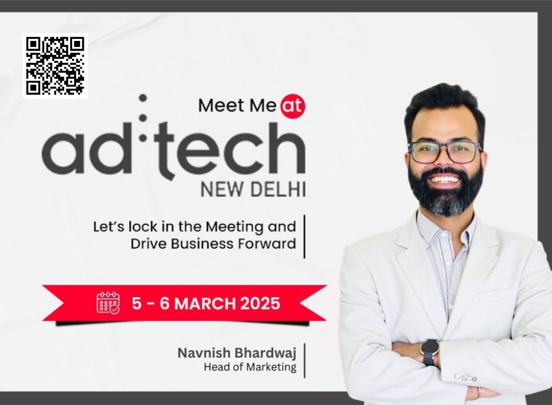navnishbhardwaj's tweet image. Let’s catch up – coffee, connections &amp;amp; business- because networking never hurts. 

#adtechIN #adtech2025 #martech #adtech #networking #newdelhi