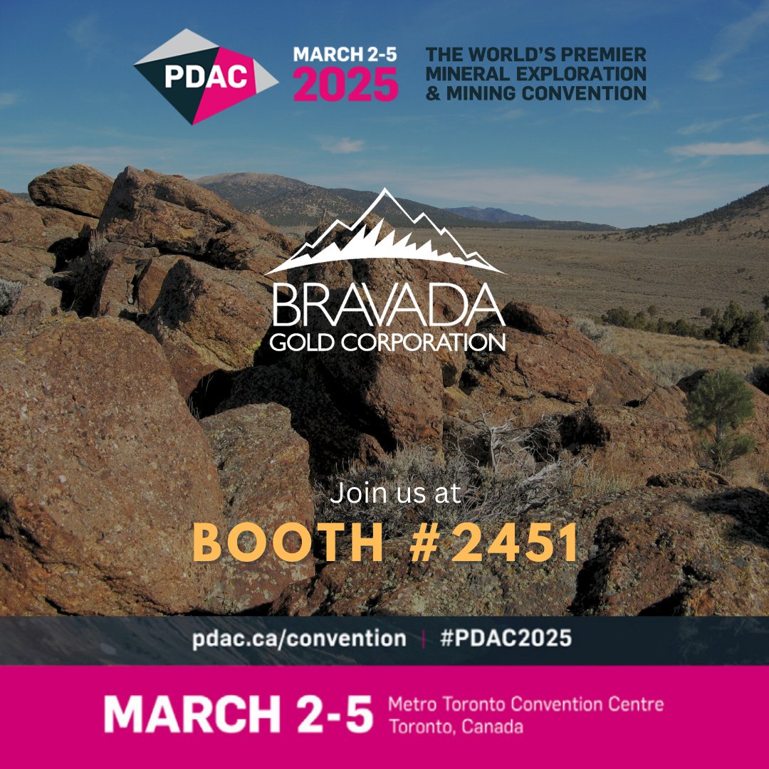 ✨ We’re gearing up for #PDAC2025 in Toronto! ✨
Come visit our booth and meet our team — we’re excited to connect, share insights, and explore opportunities together.

📍 Visit us at Booth #2451

INFO: bit.ly/3XrCYph

#Juniorexploration #gold #silver #investor #Mining