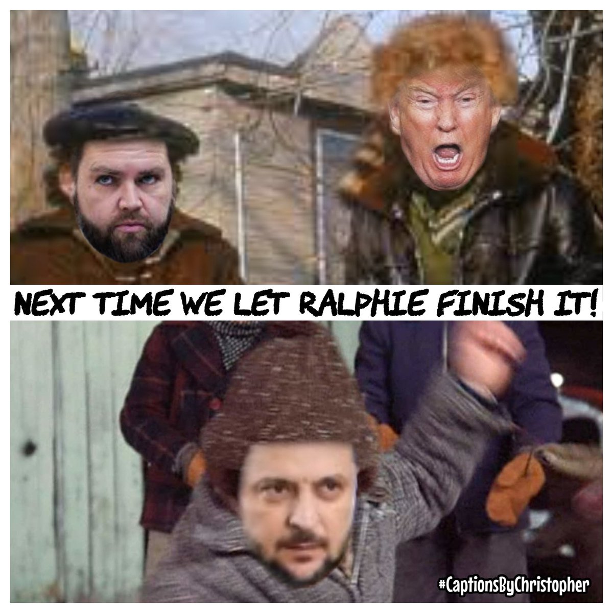 ChrisDLinnell's tweet photo. #TrumpZelenskyy  #CaptionsByChristopher https://t.co/nWlZkvRBFH