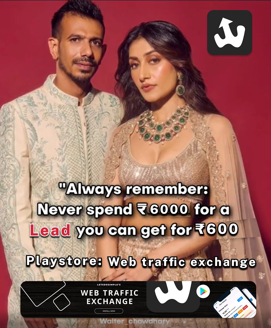 letsdosimple's tweet image. Never spend ₹6000 for a marketing lead when you can get it for ₹600 !!

Web traffic exchange : 2ly.link/23PFG

#webtrafficexchange #seo #DigitalMarketing