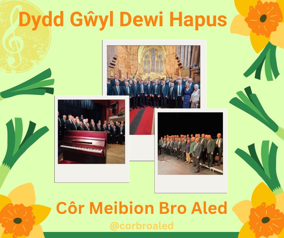 CorBroAled's tweet photo. 🏴󠁧󠁢󠁷󠁬󠁳󠁿 Dydd Gŵyl Dewi Hapus / Happy St.David’s Day 🏴󠁧󠁢󠁷󠁬󠁳󠁿 https://t.co/lewYVxFr11