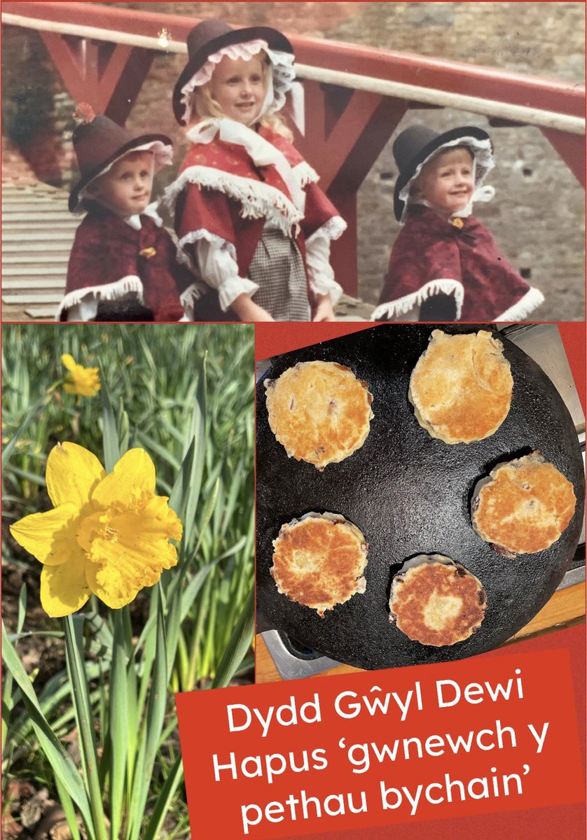 Dydd Gŵyl Dewi Hapus i bawb, ‘gwnewch y pethau bychain’. 
Happy St David’s Day everyone ‘do the little things’