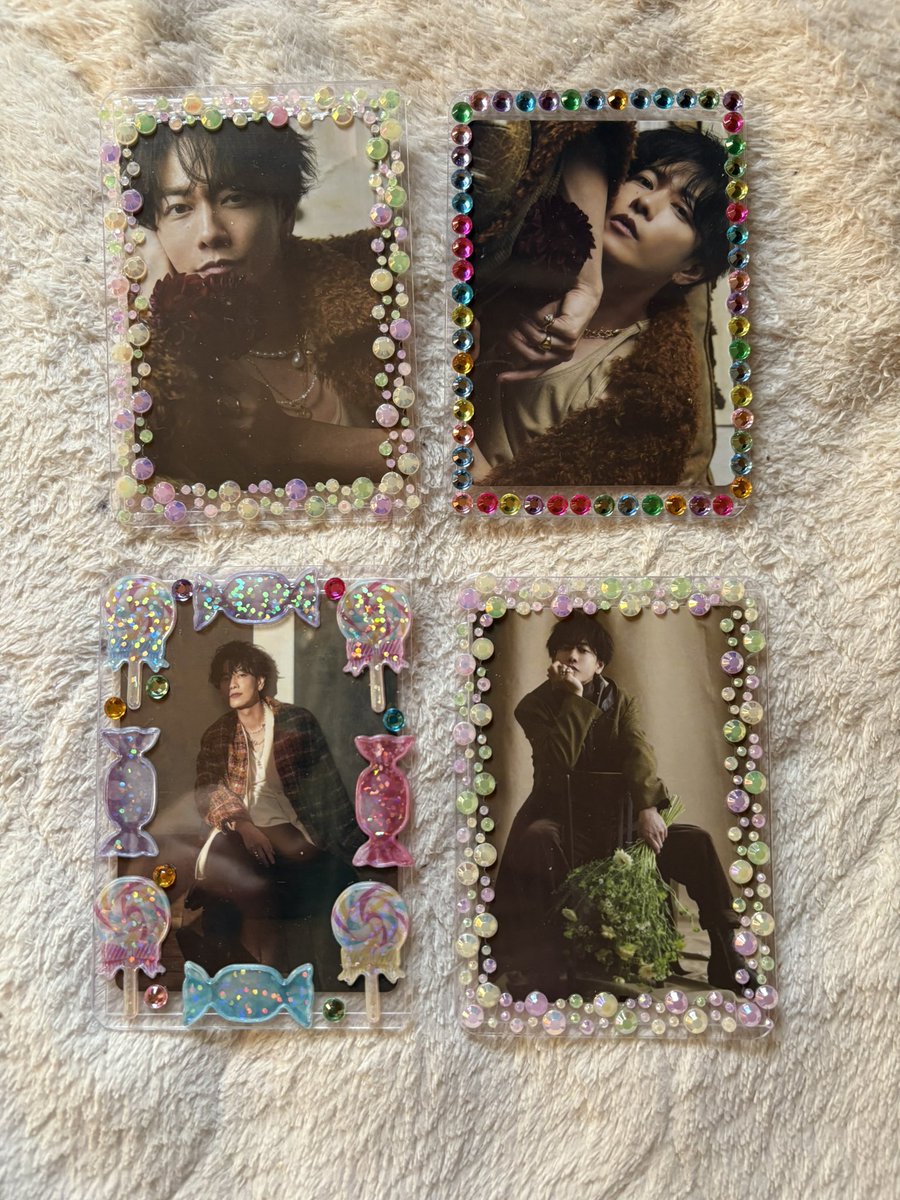 rei51146010's tweet image. やっぱりトレカは2枚かぶってしまってた😢
デコったトレカケースに入れたら素敵さ倍になった🍬🍭✨️✨️

#佐藤健  #佐藤健ファンミ
#TAKERUFES  #佐藤健CANDY 🍬