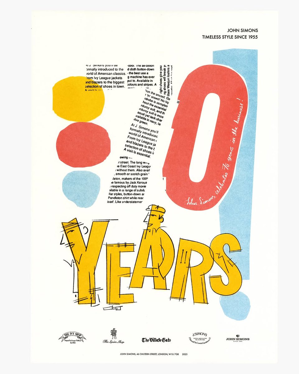 johnsimons1955's tweet photo. 3/3
Here’s to 70 years of style — and many more to come. Stay Ivy!
John, Paul, Sean and the JS team
#johnsimons1955 https://t.co/PNkzlnWahC