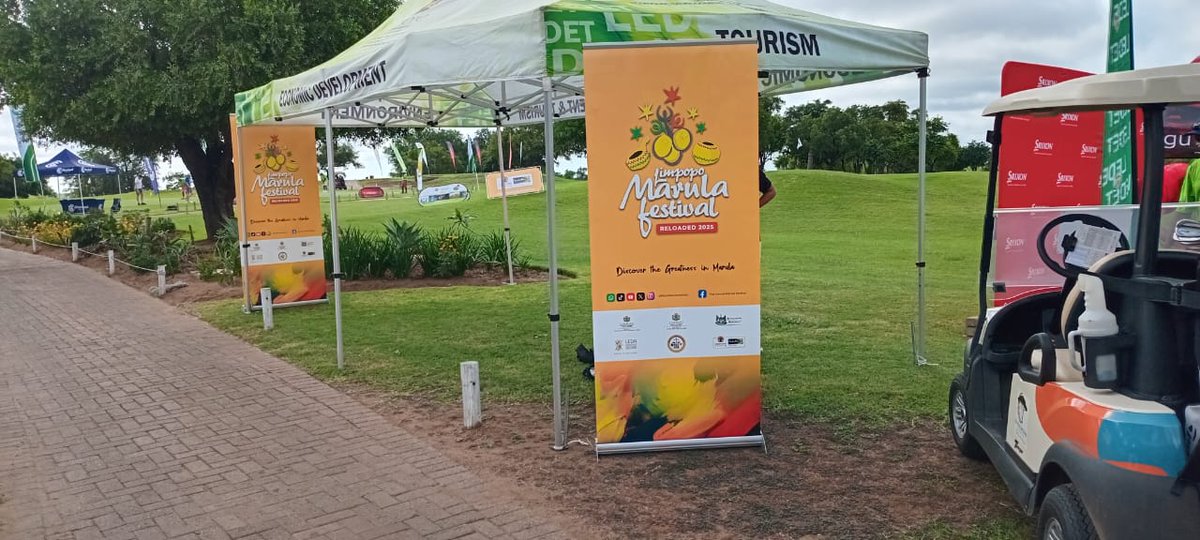 Premier Dr Phophi Ramathuba arriving for the #MarulaFestivalReloaded2025 Golf Challenge  at Ba-Phalaborwa Golf Course.
#Limpoporeimagined