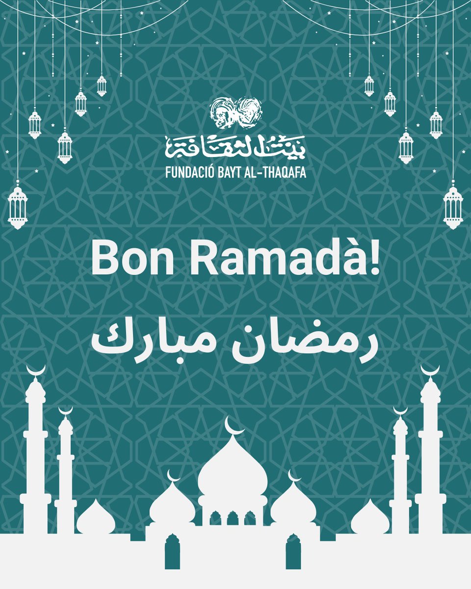 Avui comença el Ramadà, un mes cabdal per a les persones musulmanes, que durant el proper mes s'abstindran de tot menjar, beure o relació sexual des de l'alba fins la posta de sol.

Bon Ramadà a tota la comunitat!
