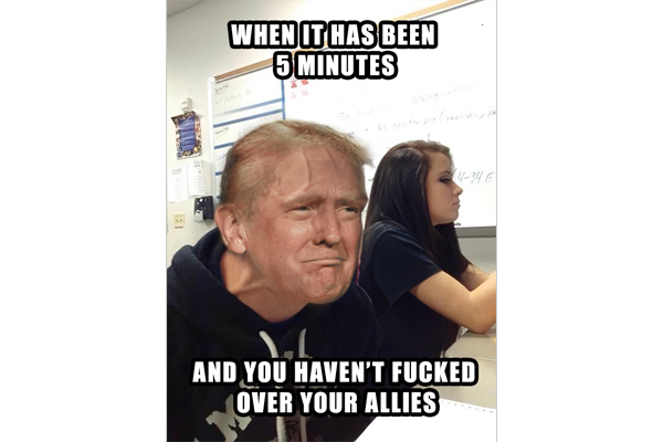 Trump is a Russian asset. In a world of cowards, be a Zelensky.