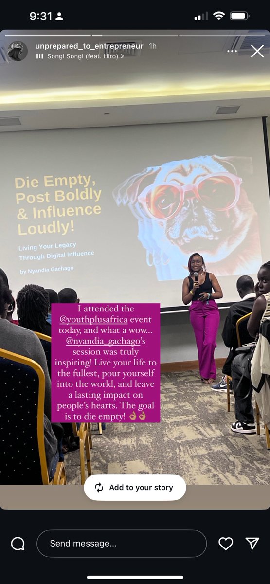 Nyandia Gachago, ACIM tweet media