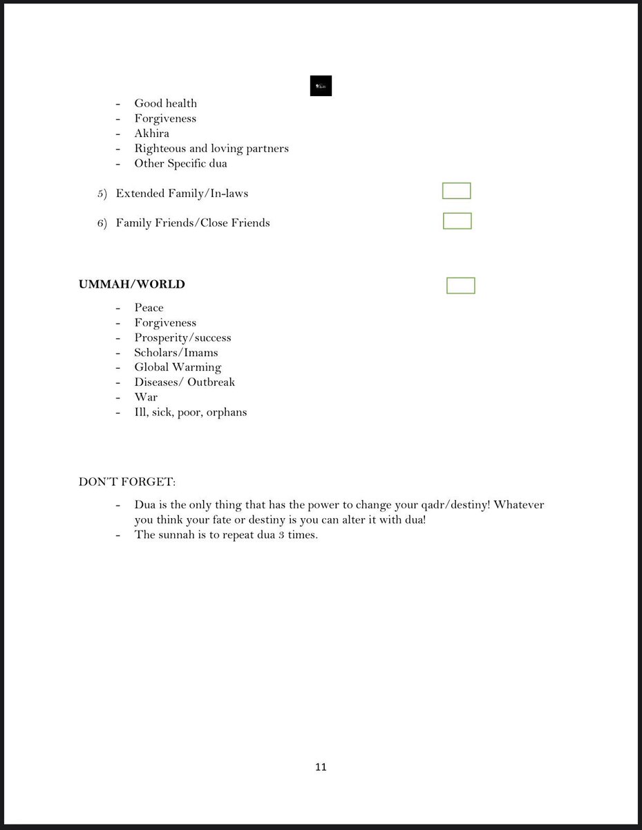 nana__malik's tweet image. Dua Checklist 
#copied #reposted #Ramadan2025 #Ramadan