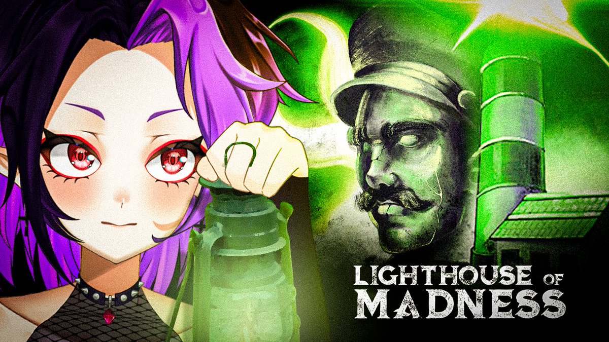HanakoAwing's tweet photo. É hoje pessoal! Hoje estaremos jogando LIGHTHOUSE OF MADNESS, jogo da campanha #MadeinBrazilSale pra vocês que gostam de uma história meio lovecraft das ideias 🤭 

Hoje, às 18h na roxinha e na vermelhinha!

@madeinbrsale @StudioFJ_BR  @starskieslive @BitCakeStudio https://t.co/inouJSwA32