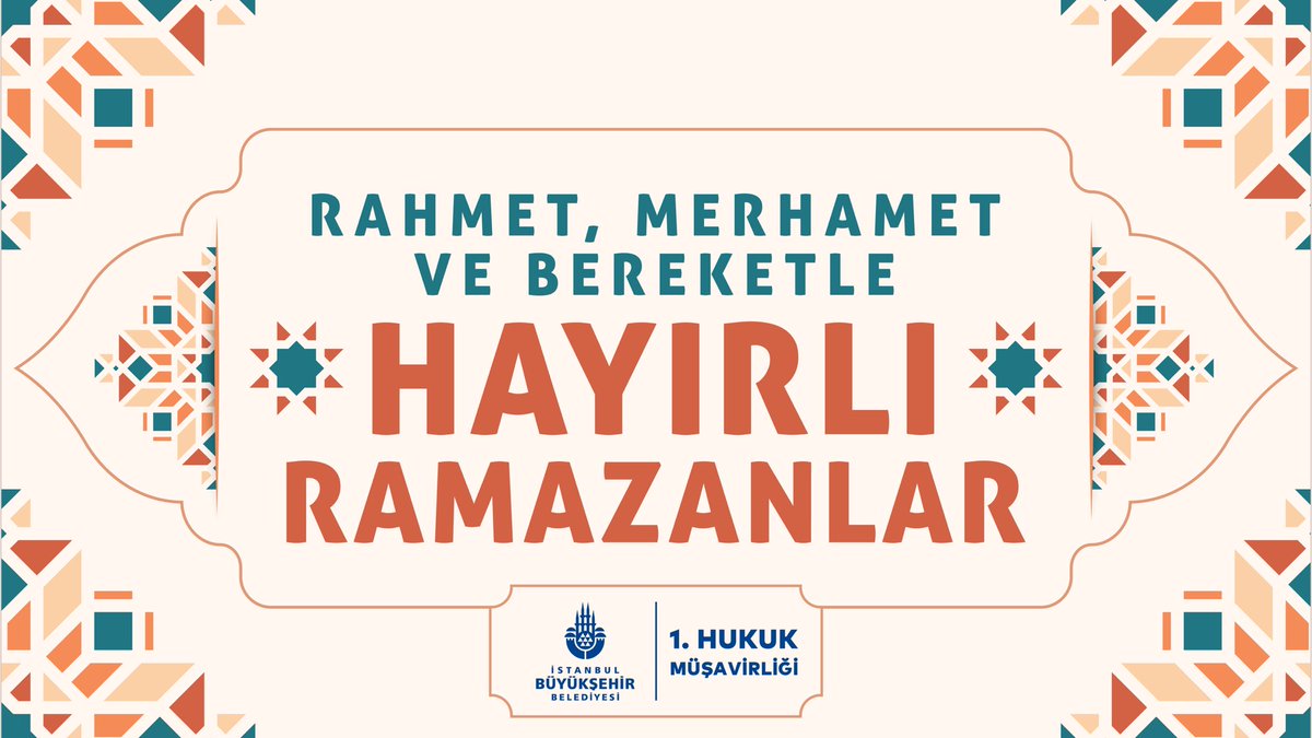 Mübarek Ramazan ayı, bereketi ve huzuruyla sofralarımıza, birlik ve beraberliğiyle gönüllerimize gelsin. 

Hayırlı Ramazanlar!