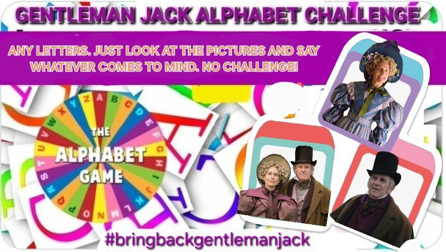 Gentleman Jack Alphabet Challenge Saturday part one #BringBackGentlemanJack <a href="/BBC/">BBC</a> <a href="/LookoutPointTV/">Lookout Point TV</a>
