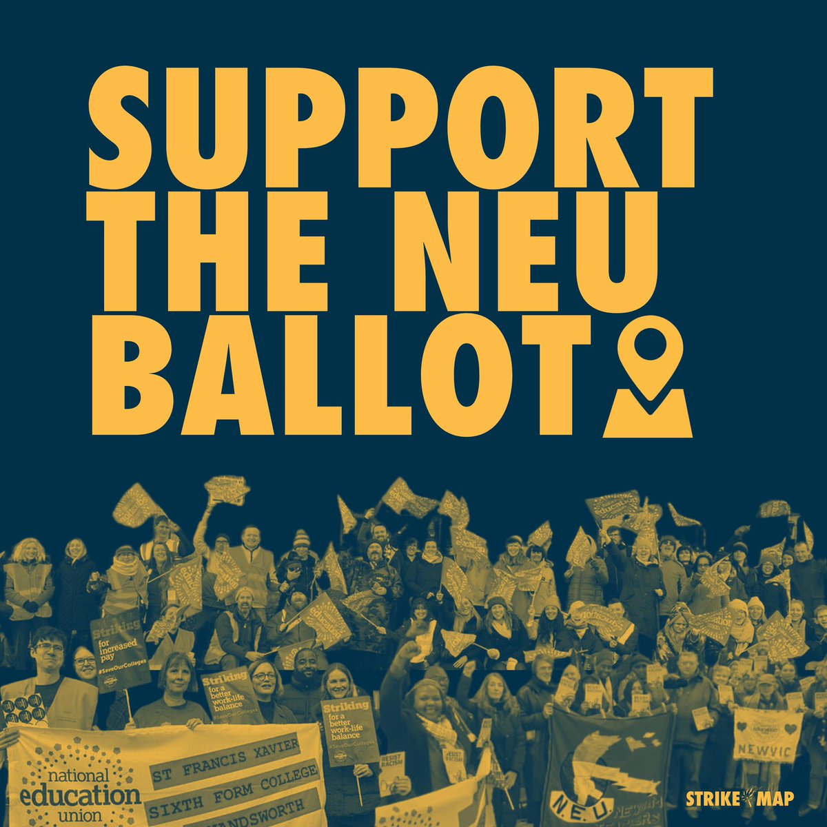 Today, our affiliate, <a href="/NEUnion/">National Education Union</a> , begins an indicative ballot of teacher members in state funded schools on pay and funding. 

Support the NEU by 

1️⃣ Sharing this post. 

2️⃣ Encourage NEU members you know to vote: NEUActivate.com

3️⃣ Join the NEU picket lines already on