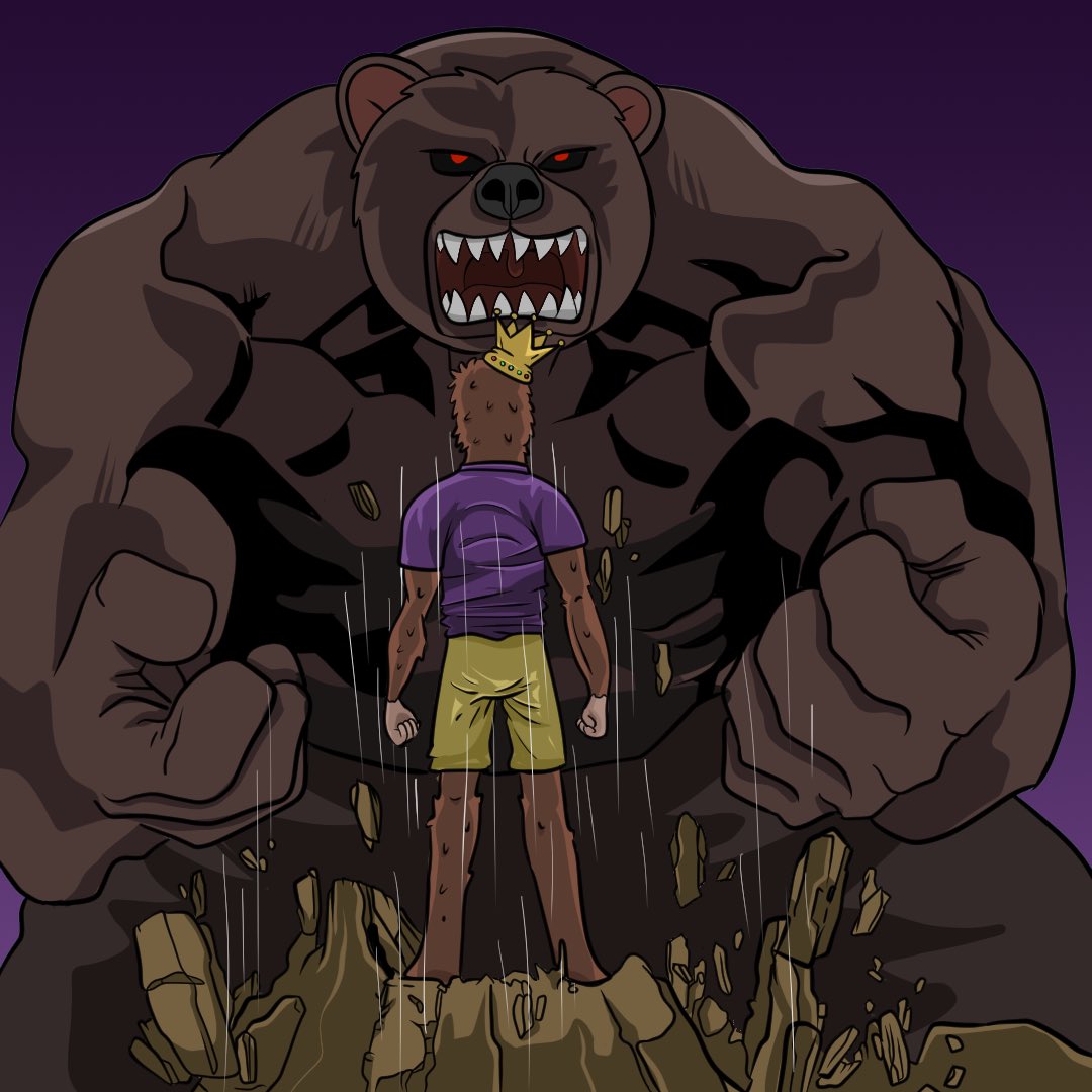 In the face of the bears !

We don’t care about anything else but what we’ve got going on in our cult ! 

Let howl at the moon fam !