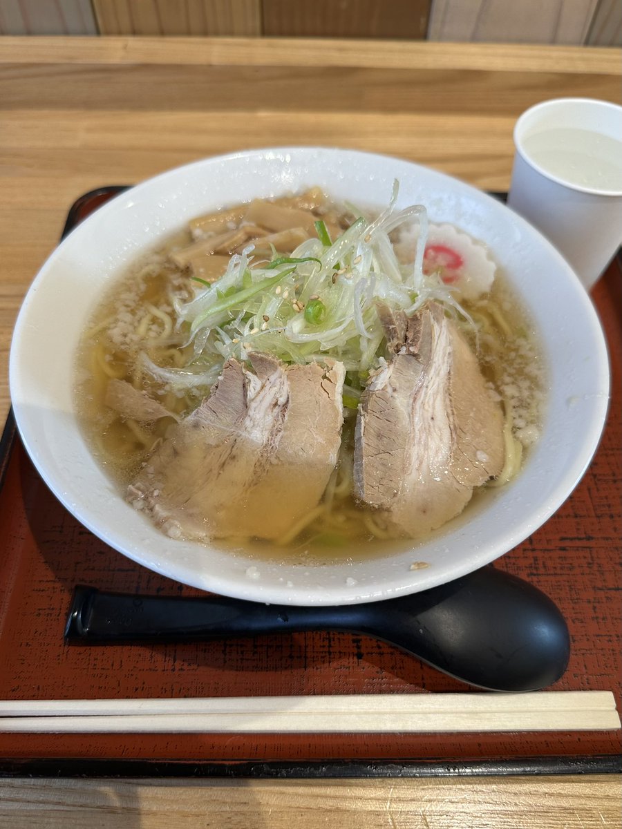 茨城県常陸太田市
常陸乃国かぐや姫　道の駅ひたちおおた店

常陸太田ネギラーメン

美味しく頂きました🍜