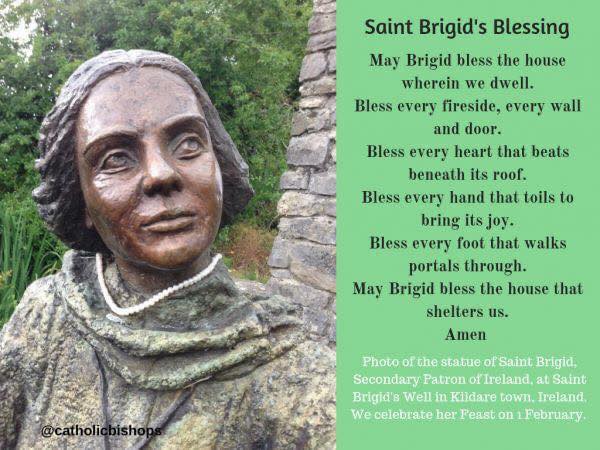 Happy St Brigid's Day! 
The female patron saint of Ireland, St Brigid's marks the turning of Winter into Spring. 

For care with tradition -  call us on 0208 650 7264. 

#biddy #stbrigid #Ireland #moveoverPatrick #PatronSaint #Joy #Family #Imbolc #Spring #Seasons #Winterisgoing