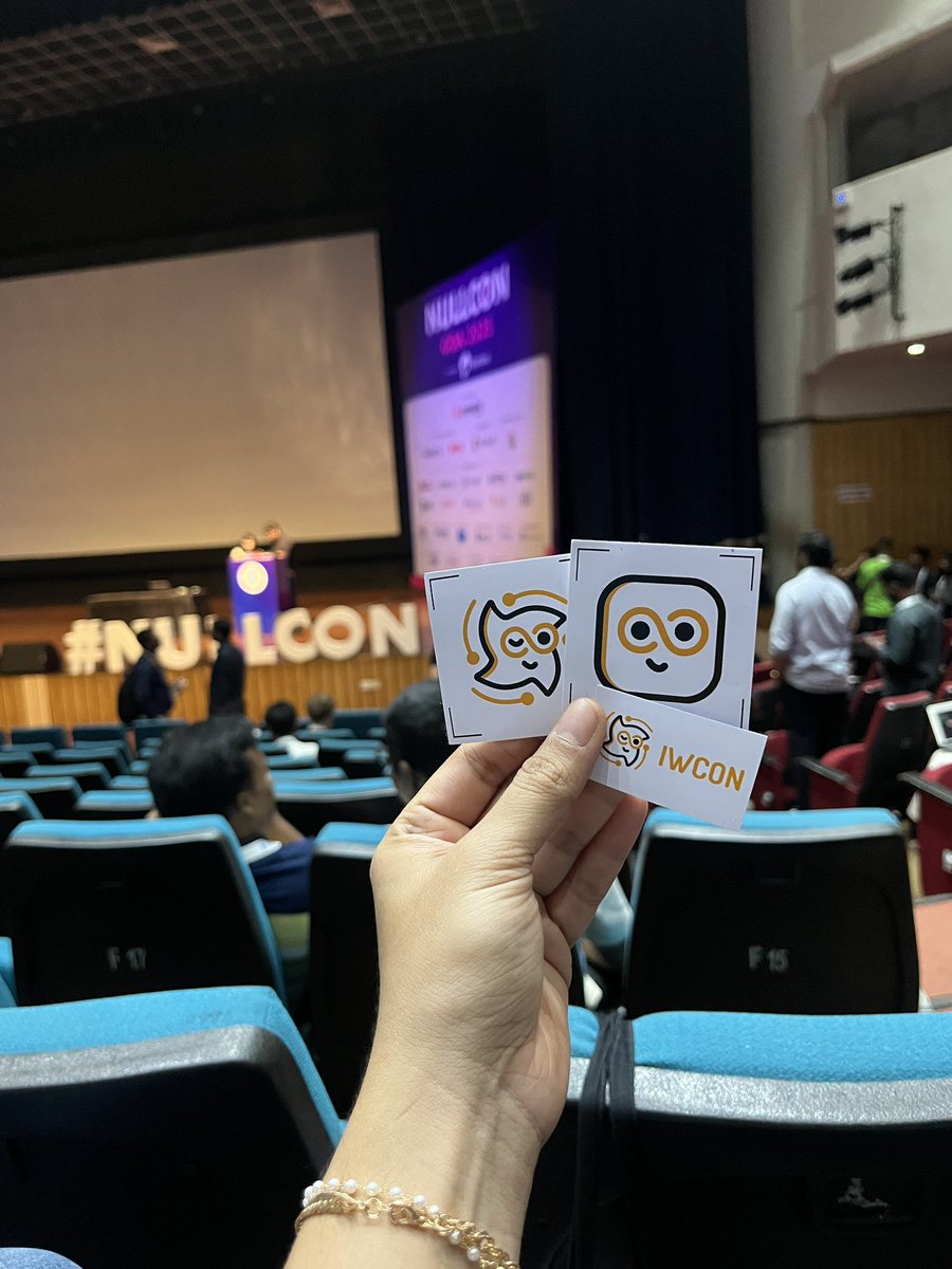 Team <a href="/InfoSecComm/">InfoSec Community</a> and <a href="/IWcon_/">IWCON - The Infosec Writeups' Security Conference</a> are at <a href="/nullcon/">NULLCON</a> Goa 2025! ✨

We’ve got some cool stickers to giveaway. And a 100 t-shirts.

If you spot us, come say hi and grab cool swag👋