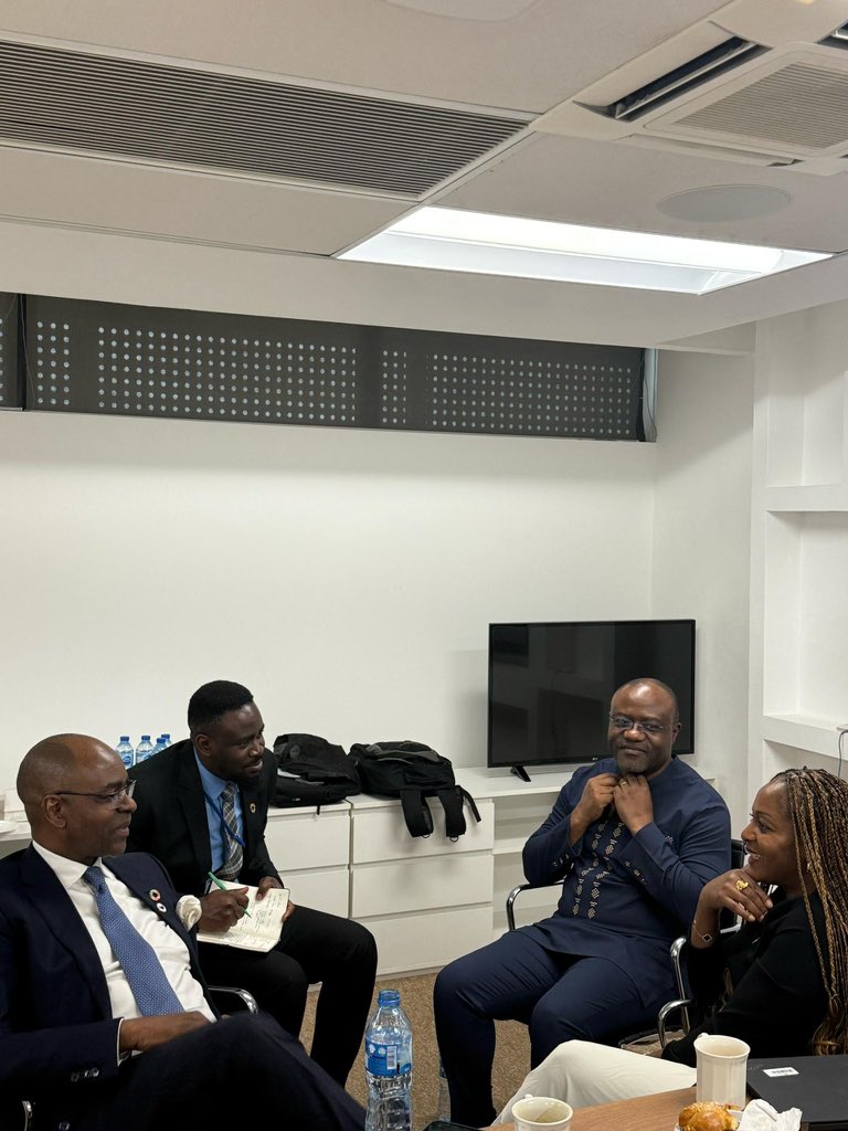 Tolu (@lewistolulope) on Twitter photo Powering Africa’s Future ⚡🌍
Had a great chat with Bolaji Balogun at the <a href="/GlobalAfricaBiz/">Global Africa Business Initiative</a> Comms Strategy Workshop in Lagos, on how GABI could amplify the energy transition in Africa—unlocking critical minerals, building value chains, and scaling battery production. 🔋🚀
#GABI Powering Africa’s Future ⚡🌍
Had a great chat with Bolaji Balogun at the <a href="/GlobalAfricaBiz/">Global Africa Business Initiative</a> Comms Strategy Workshop in Lagos, on how GABI could amplify the energy transition in Africa—unlocking critical minerals, building value chains, and scaling battery production. 🔋🚀
#GABI