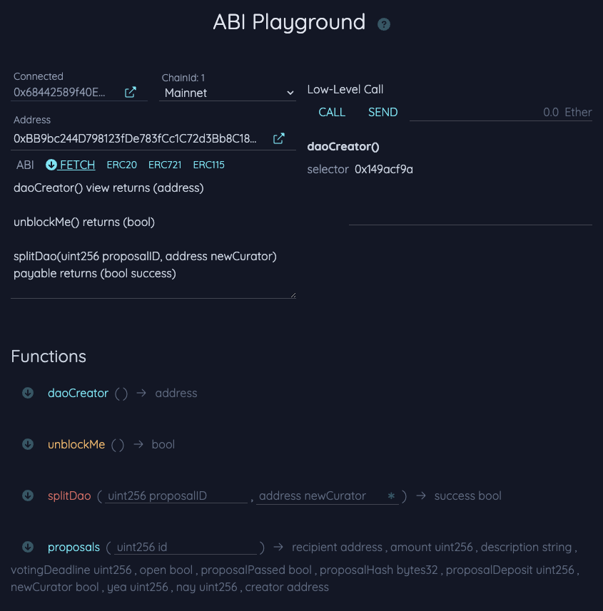 jeantimoin_eth's tweet photo. Wrote a tool for quickly interacting with deployed contracts! https://t.co/Tsp9qz7XiX