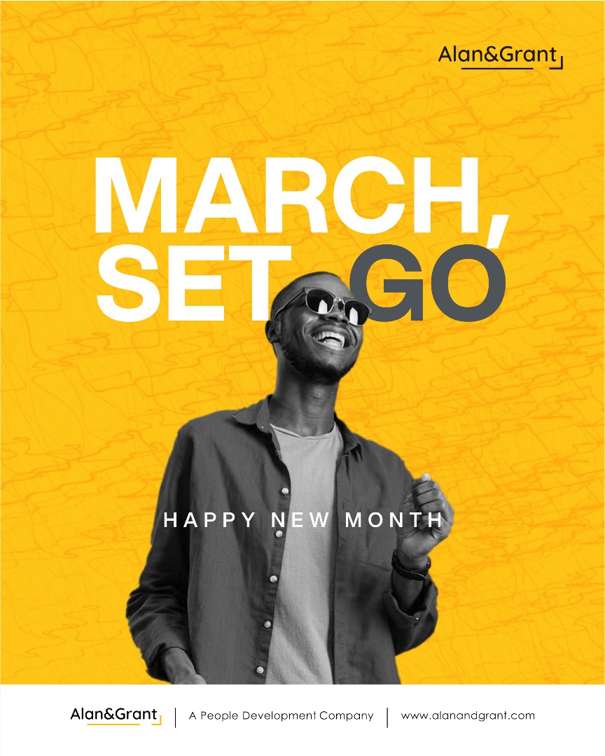 alanandgrantng's tweet image. March is here—set your goals and go for it! 

Wishing you all a month full of growth, success, and new opportunities. 

Happy New Month from all of us at Alan&amp;amp;Grant 

#marchsetgo #newmonth #growth #alanandgrant