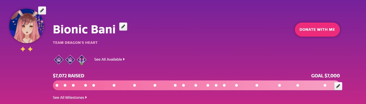 This year's @Quest2Conquer streamathon was amazing

- We streamed for 28 days straight 
- Raised over $7000
- Unlocked 20 milestones, completed 17 
- Had almost 200 individual donations 

I'm speechless at everyone's generosity ❤️

Thank you so much - see you all Monday