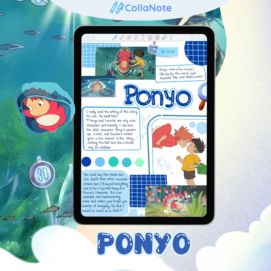 CollaNote's tweet image. ✨ Dive into the magical world of Ghibli with CollaNote! ✨ 

#collanote #collanoteapp #takingnotes #digitalnotes #digitalplanner #ipad #ipadtips #ghibli #anime