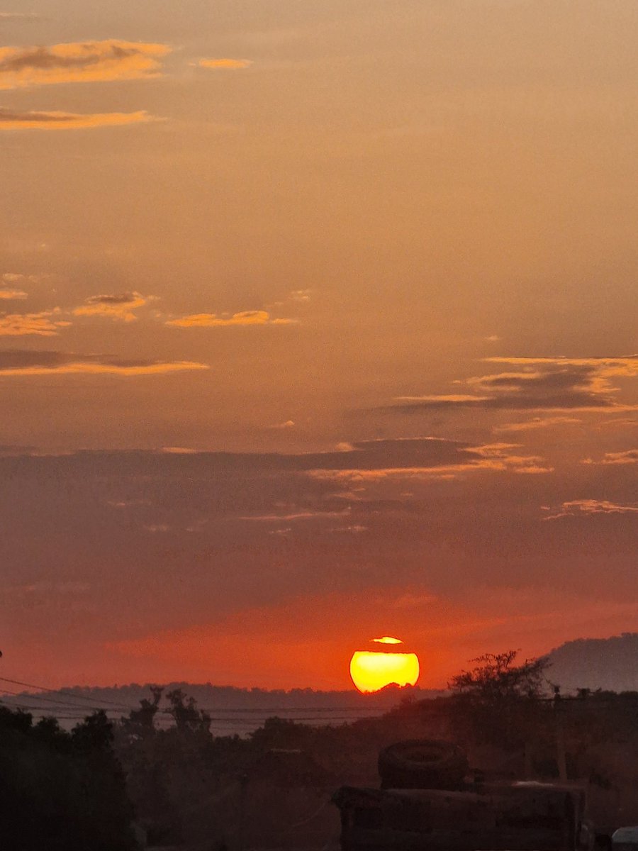 A beautiful sun set in Arusha! #Nature is beautiful.
