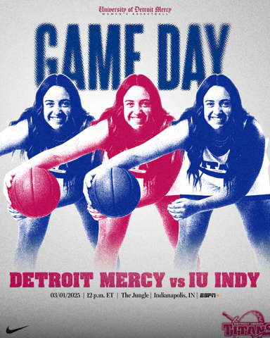 Detroit_WBB's tweet photo. It's March....Let the madness begin!!🏀
📍| Indianapolis, Ind.
🕛 | Noon
🏟️ | Corteva Coliseum
📺 | https://t.co/u3OzCGk8Zx
📈 | https://t.co/fxog8oGVtm
#DetroitsCollegeTeam⚔️ #HLWBB https://t.co/ocdpc6RxWv