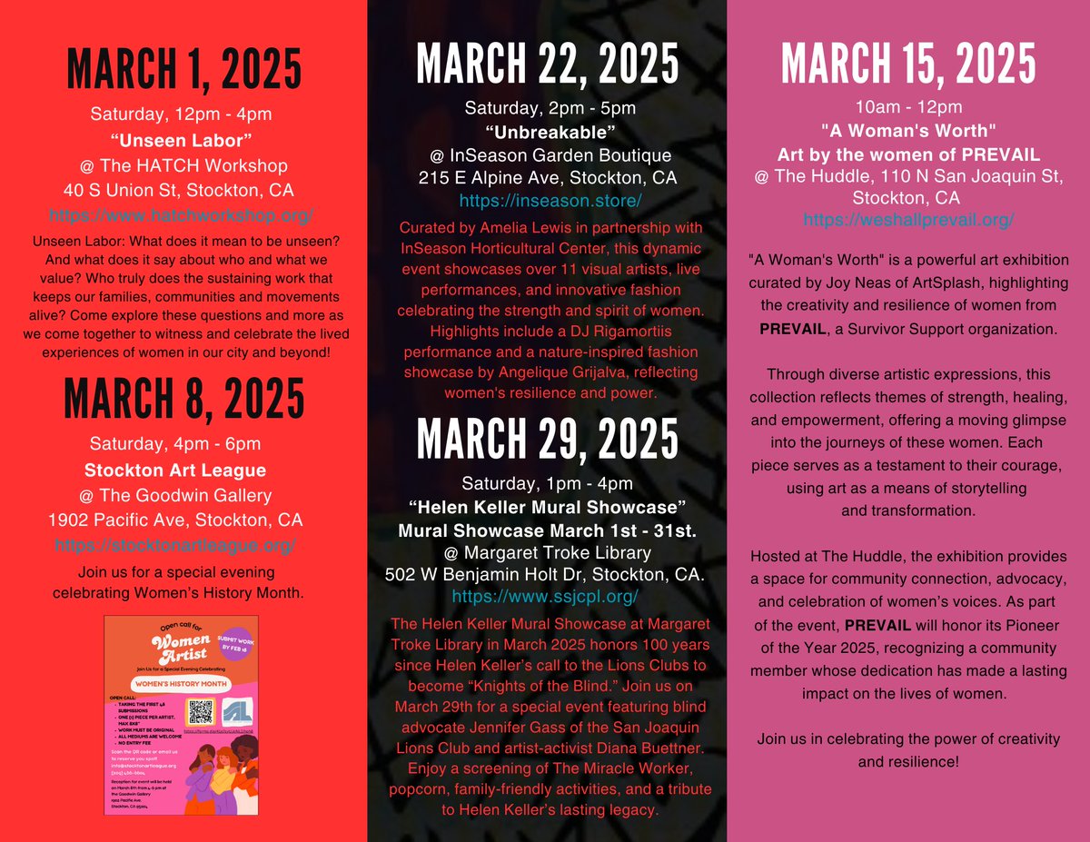 Celebrate the art, advocacy, and resilience of the disabilities community of San Joaquin County! Help us find the perfect permanent location for the Helen Keller Mural and Bench to be placed in June 2025. #HelenKeller100 #CaliforniaLions #STOCKTON #WeServe