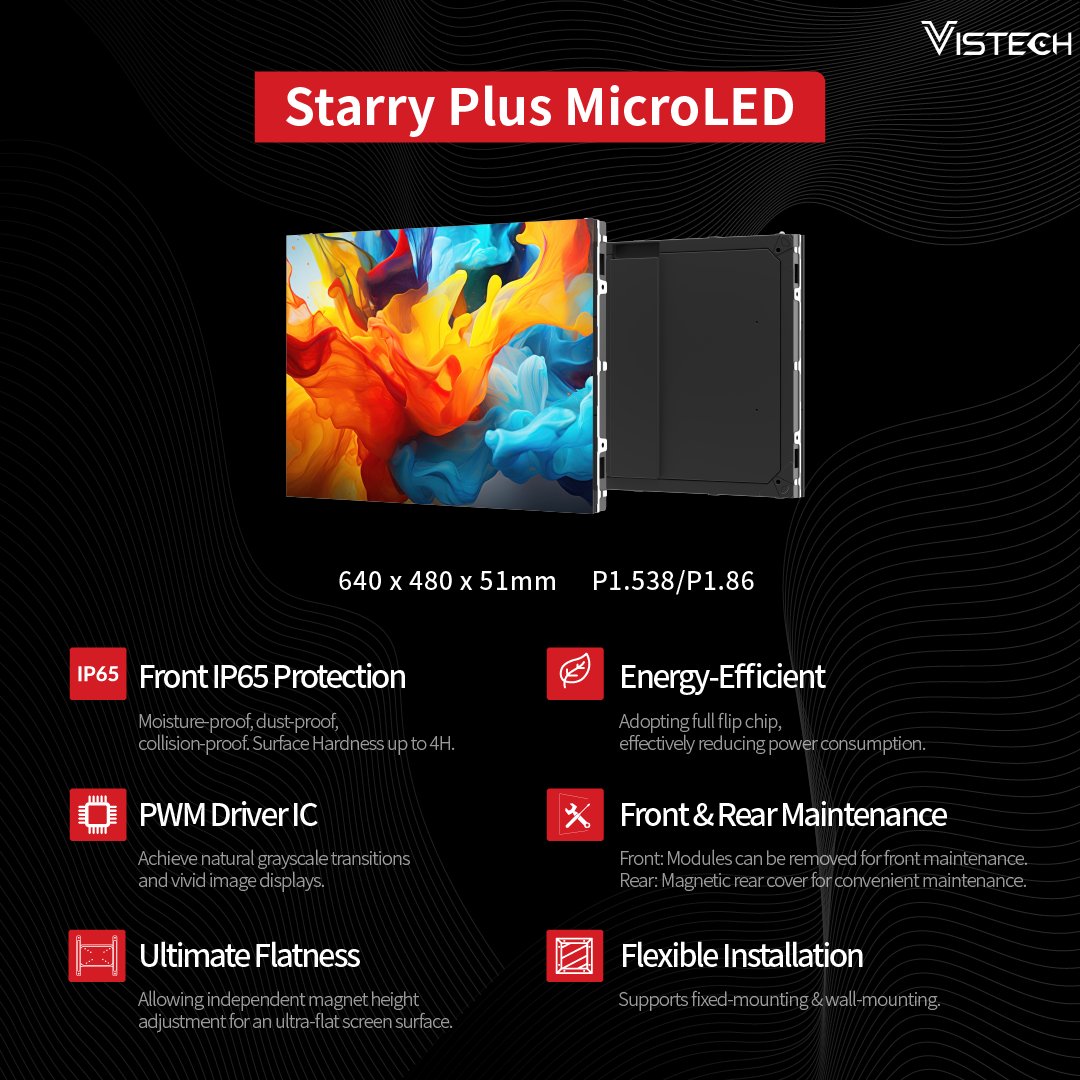 Vistech_Tech's tweet image. 🚀Elevate your visual experiences with Vistech’s cutting-edge COB technology—designed for brilliance, durability, and efficiency! Explore Our #COBDisplay Lineup🔍 vistechdisplay.com/COB