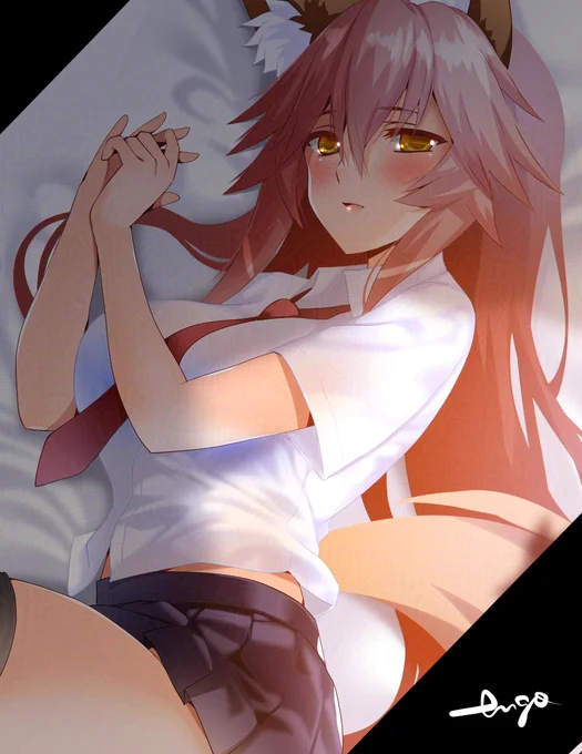 ベッドに寝てたJK玉藻ちゃん#FGO 
