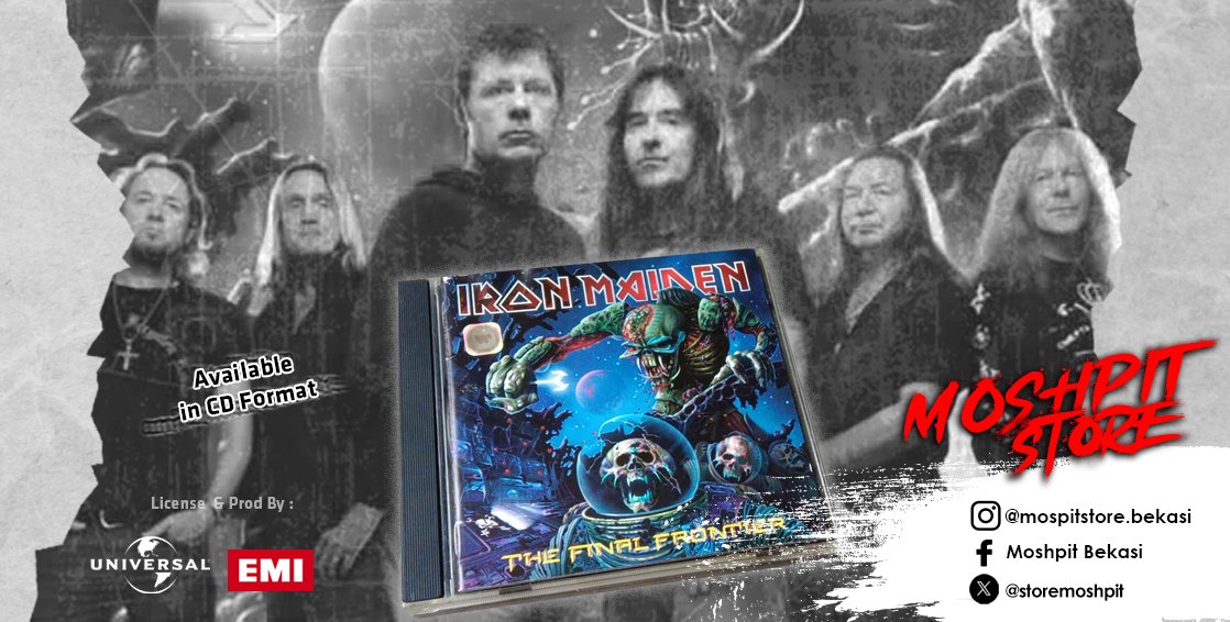 CD
Band : Iron Maiden 
Album : The Final Frontier
P+C : 2010 Universal music /EMI
Used
For order please WhatsApp or visit our store.