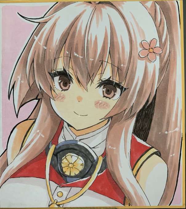 大和おねいちゃんミニ色紙明日持って行きます٩( 'ω' )و 