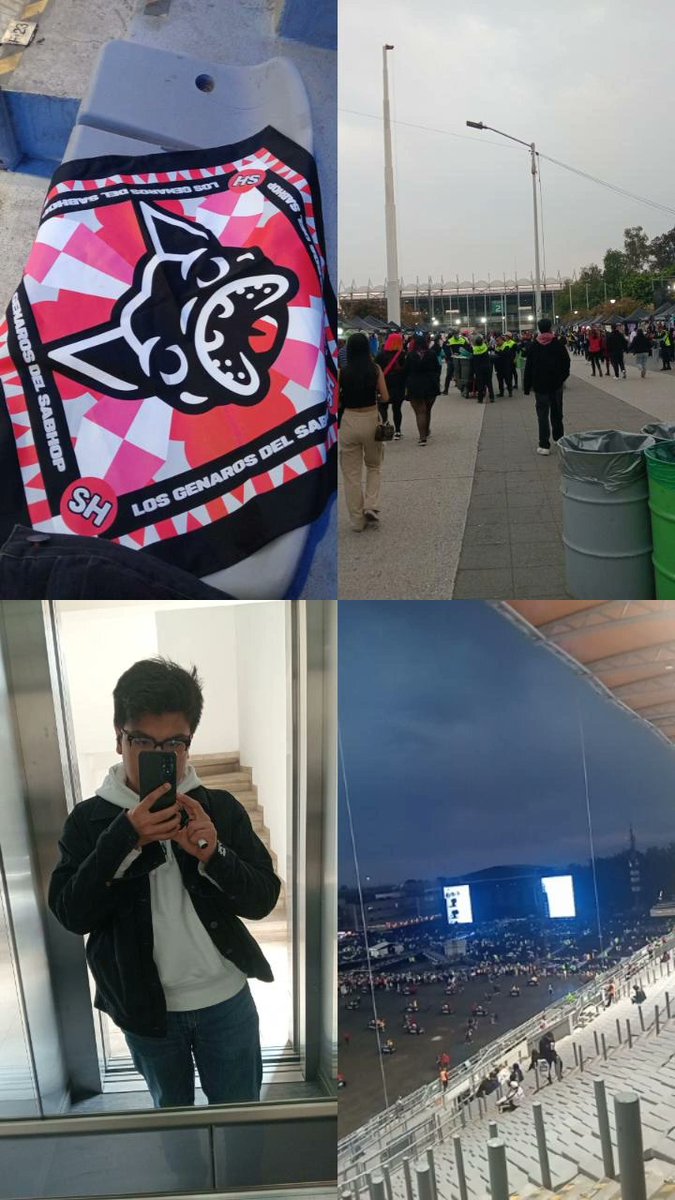 Hoy fue el mejor día de mi vida:

Vi a <a href="/elsabinox/">Pablotaz</a> en su mejor momento.
Vi por última vez a <a href="/LngSHT/">Lng/SHT!</a>
Vi a <a href="/ferrazmusic/">FERRAZ</a> años después de que me tatué la portada de "Fino"
Y escuché nuevas versiones de canciones que amo y necesito que se hagan realidad.

Viva el sab hop, hu hu hu!