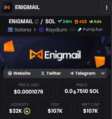 callchennerl's tweet photo. #ENIGMAIL  / $SOL

MC:107K🚀🚀🚀
 
CA:Bzx8wh1sG9vcbLjGeQ4aRceVPEfyCPNfhNvUU7QhW7pf

TG:https://t.co/nzqy0ndzeT

The top holders of this project only account for 13.4% so you should gamble quickly🎉

#ATM #KWAK #IMG #UPEX #DRIP #ANTY #TOP #SAM #LUNA #Goss #REDDO #OG #ARIA #PODGE https://t.co/FjmPAS40nh