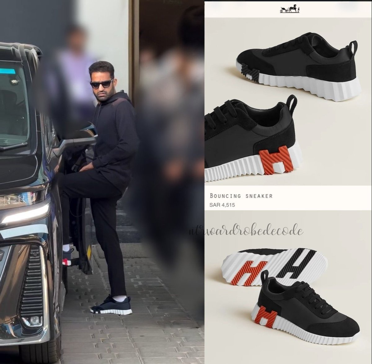 NTRWardrobe's tweet image. . @tarak9999 in "Hermes - Bouncing Sneaker."
Cost - SAR 4,515 - 1,05,300 INR
#NTRWardrobeDecode
#ManOfMassesNTR